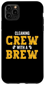 iPhone 11 Pro Max Beer House Funny Janitor Custodian �����e�i���X�N���[�i�[ �X�}�z�P�[�X