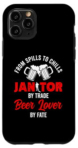 iPhone 11 Pro Beer House Funny Janitor Custodian �����e�i���X�N���[�i�[ �X�}�z�P�[�X