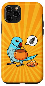 iPhone 11 Pro Parrot Wants Seeds Not Candy I �u���[ �C���f�B�A�� �����O�l�b�N �X�}�z�P�[�X