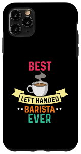 iPhone 11 Pro Max 左利きのバリスタに最適な、コーヒー愛好家のためのコーヒーメーカー・ツール スマホケース