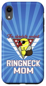 iPhone XR Coolest Ringneck Parrot Mom I �C�G���[ �C���f�B�A�� �����O�l�b�N �X�}�z�P�[�X