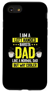 iPhone SE (2020) / 7 / 8 左利きのバリスタパパ、コーヒーメーカーの仕事愛珈アラート スマホケース