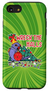 iPhone SE (2020) / 7 / 8 Parrot Wrecks The Halls I Violet �C���f�B�A�������O�l�b�N �X�}�z�P�[�X