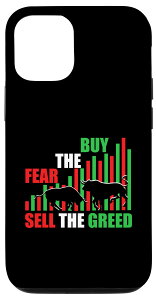 iPhone 12/12 Pro Fear The Buy Sell The Greed�A�����̎Č��~���I�l�A �X�}�z�P�[�X