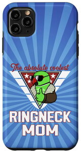 iPhone 11 Pro Max Coolest Ringneck Parrot Mom I �O���[�� �C���f�B�A�� �����O�l�b�N �X�}�z�P�[�X