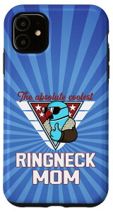 iPhone 11 Coolest Ringneck Parrot Mom I �u���[ �C���f�B�A�� �����O�l�b�N �X�}�z�P�[�X