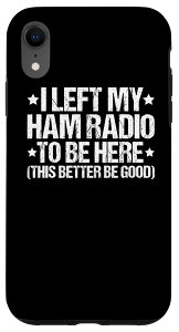 iPhone XR A}`AIy[^[ I Left My Ham WIn X}zP[X