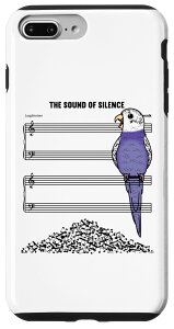 iPhone 7 Plus/8 Plus Sound Of Silence I Violet Budgerigar Parrot Musician �X�}�z�P�[�X
