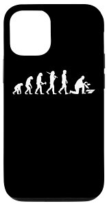 iPhone 12/12 Pro Tile Man Evolution tAeB[ X}zP[X