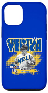 iPhone 13 Christian Yelich Milwaukee �싅�p�X�J�[�g MLB�I��1�� �X�}�z�P�[�X