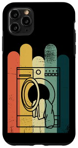 iPhone 11 Pro Max 洗濯機洗浄ムーブメント技術者 レトロヴィンテージ スマホケース