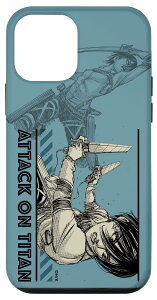 iPhone 12 mini 【第3弾公式グッズ】進撃の巨人 自由の翼(ミカサ) スマホケース