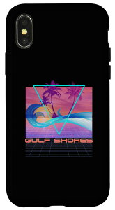 iPhone X/XS Gulf Shores g 80N Vaporwave r[`oP[V X}zP[X