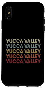iPhone XS Max Yucca Valley California Yucca Valley CA Retro Vintage Text X}zP[X