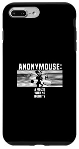 iPhone 7 Plus/8 Plus Anonymouse a mouse with no identity - }EX X}zP[X