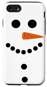 iPhone SE (2020) / 7 / 8 SNOWMAN FACE COSTUME LADIES WOMENS MENS CHILDREN SNOW MAN X}zP[X