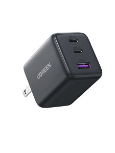 UGREEN [d (30W 2*USB-C+1*USB-A)yPSEZpK/PD3.0Ή/30W}[d/RpNgfUCz iPhone/Android GaN `[W[ iPhone16-8V[Y/iPadV[Y/GalaxyS25-S10V[Y/Google PixelV[Y/AirP