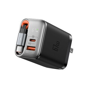 Mcdodo 67W GaN }[d PD[d Type-C[d USB-C & USB-A|[gyLkUSB-CP[ut/o̓fW^\/GaNVZpz܂肽ݎvO PD3.0/QC4.0/PPSKiΉ MacBook iPad iPhone Galaxy Android X