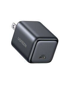 UGREEN 30W USB-C [d yPSEZpK/PD3.0Ή/30W}[d/RpNgfUCziPhone/Android GaN `[W[ iPhone16-8V[Y/iPadV[Y/GalaxyS25-S10V[Y/Google PixelV[Y/AirPodsȂǂ