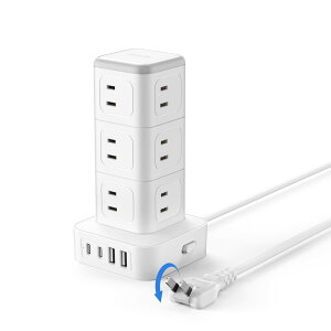 R[h 2m d^bv ^[ NTONPOWER RZg USBt 12AC 2USB-A2USB-C|[g 180°XCOvO PSEF؍ K[hی@\Ɖߕוی Ǌ|pƊ~߃}bg𑕔 Q