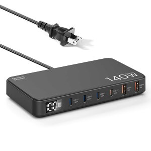 140W USB[d Type-c 6|[g }[dyP|[g100W USB-C*3{20W USB-C*1+USB-A*2APPS&PD3.0&QC4+ΉzPSEF PC[d m[gPC[d RZg X}z[dMacBook/iPhone/Galaxy/Android/X}[gtH