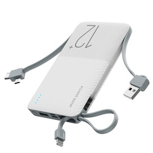 oCobe[[2025V݌vEo͉\P[uE^ ] 12000mAh e y ^ gя[d 3䓯[d }[d X}z[d RpNg LEDcʕ\ ^Cvc/iPhone/AndroideX