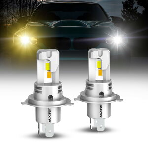 AUXITO h4 led wbhCg 2F؂ւ h4 led Cg 6500K zCgiLOj 3000K CG[iHIj 4{邳UP ԌΉ DC12V-18V ԗp/oCNp ɐ tȒP LZ[ OdMfUC