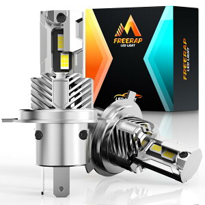 FREERAP H4LEDwbhCg  ԌΉ 35W*2 6500K zCg 24000lm Hi/Loؑ 6{邳 Cgg wbhCgou ledou LED`bv /oCNp DC12V/16V ldM Ét@  m