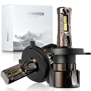 LED wbhCg tHOv  ԗp ԌΉ HI/LO PxCSP`bv 6500K zCg 24000LM LEDou LZ[ Ét@ DC9V-32Vԗp 60W x 2Zbg (H4)