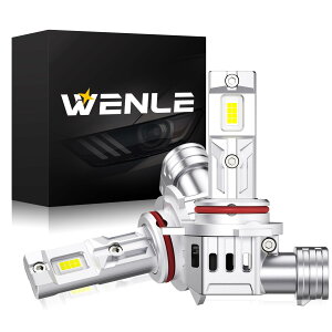 �w�ƊE�ł�������I�xWENLE(�E�G����) HIR2 led �w�b�h���C�g �o���u �V�Ԍ��Ή� 8�{���邳UP ����18000LM�i9000LM*2�j 60W(30W*2) �z���C�g 6000K DC12V�ԑΉ� ��d����H���� ������ �É���p�t�@���t��