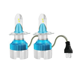 ԗp LED wbhCg H4 ԌΉ H4 LEDou 2{Zbg 28W*2 28400CD  20000lm*2 4{邳Abv Ét@ d9-36V 6000K zCg `bv hCo[ h\