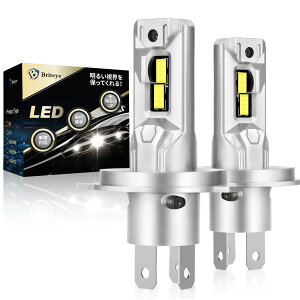 Briteye H4 LEDwbhCg VԌΉ 32ALED`bv  ԗp wbhCg led h4 ou Hi/Loؑ 6500K zCg t@X mCY΍ nQTCY RpNg 12VԑΉ d 2