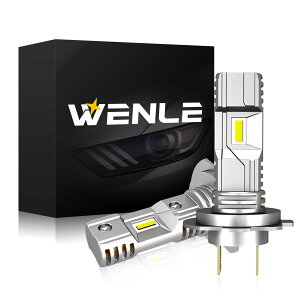 WENLE(EG) H7 led wbhCg VԌΉ  13000LM 40W zCg6000K DC12VԑΉ mCYh~ dH t@X tHOv |t ɐ 2{1Zbg