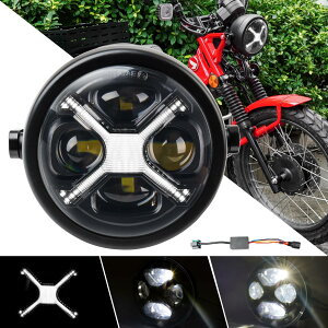 Motikvans For n^[Ju CT125 LED wbhCgvnEWOuPbgt nCr[/[r[؂ւ DRL wbhCJA65 n^[Juct125JX^p[c (zCg)