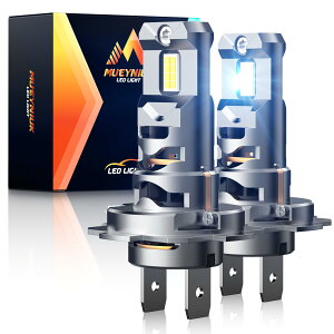 MUEYNIUK ledwbhCg  ԌΉ ledou tHOv ledCg 25W*2 5{邳 hi/loؑ 6500K zCg LED`bv wbhCgou DC12V-16V ldM Ét@  mCY