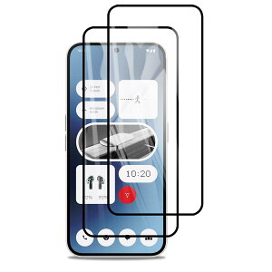 �y2���Z�b�g�zNothing Phone (3a)/Phone (3a) Pro �p �t�B���� �K���X�t�B�����yHUKWIMO�z �\��t���L�b�g�t�� �Z���T�[�ی�^�C�v �����K���X ���{���Ɏq�f�� 9H�d�x �w��h�~ HD�����ߗ� �����z�� ����