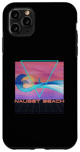 iPhone 11 Pro Max Nauset Beach Retro 80�N�� Vaporwave Beach Vacation �X�}�z�P�[�X