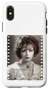 iPhone X/XS Clara Bow Remarkable �t�H�g���[�� �X�}�z�P�[�X