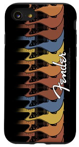 iPhone SE (2020) / 7 / 8 Fender Multicolor Vintage Stratocaster Rock Guitars Rainbow �X�}�z�P�[�X
