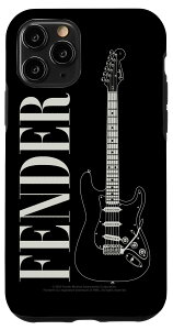 iPhone 11 Pro Fender Retro Vintage Americana Stratocaster Guitar Logo �X�}�z�P�[�X