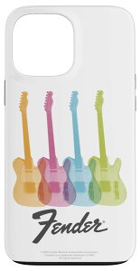 iPhone 13 Pro Max Fender Multicolor Rainbow Stratocaster Rock Guitars �X�}�z�P�[�X