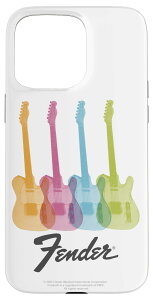 iPhone 15 Pro Max Fender Multicolor Rainbow Stratocaster Rock Guitars �X�}�z�P�[�X