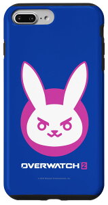 iPhone 7 Plus/8 Plus Overwatch 2 D.Va Tank Hero White & Pink Rabbit Icon �X�}�z�P�[�X