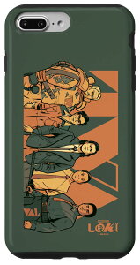 iPhone 7 Plus/8 Plus Marvel Loki Season 2 TVA Group Shot Vintage Style Poster �X�}�z�P�[�X