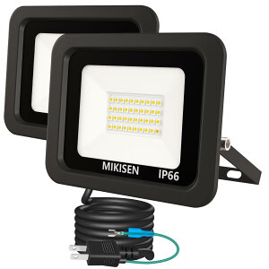 MIKISEN led  Ɠ Ŕ 30w dF 3600LM 3000K 250w 1.8R[h IP66h A[X[qt2PvO 120°Lp 100VΉ [NCg HpCg ledCg  Ɠ O W ԏ