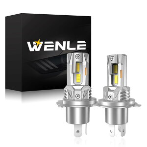 WENLE(EG) H4 Hi/Lo led wbhCg VԌΉ  12000LM 40W [r[idFj/ nCr[izCgj DC12VԑΉ FMmCYh~ dH t@X tHOv ɐ