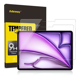 Adeway iPad Air 13C`pیtB 6th 2024 M2 & iPad Pro 13C`pKX 7th 2024 M4, Apple Pencil & Face IDΉ, KX ȒP, A`XNb` [2]