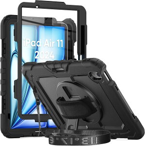 Herize iPad Air 11 C` P[X 2024 M2 iPad Air 6  P[X 2024 A2902/A2903 tBtیV[ 360x]̐܂X^h R nhXgbvt y[  v ScC ϏՌ