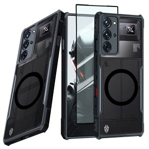 Guizzcg ZTE Nubia Red Magic 10 Pro / 10 Pro+ pP[X ԍڃz_[Ή \tgTPUop[ + ANobN~^[O[hGAobO ϐkی [1KXtB], MagsafeubN