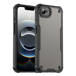 For iPhone 16e/iphone se(��4���� 2025) �p �P�[�X TPU+PC�f�� �A�b�v�� 16e �J�o�[ �Ռ��z�� ����~�� �C�菝�h�~ iPhone SE4 �ی�J�o�[ �w��h�~ ���΂ݖh�~ �ϋv�� iphone se ��4���� �ی�P�[�X�i�u���b�N